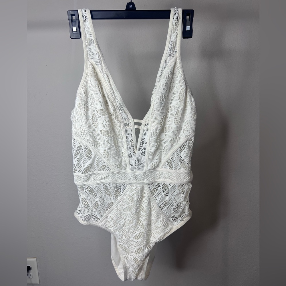 Becca White Bathing Suit